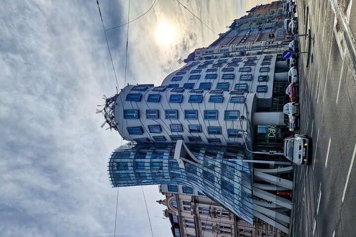 Dancing house building and American bombing story