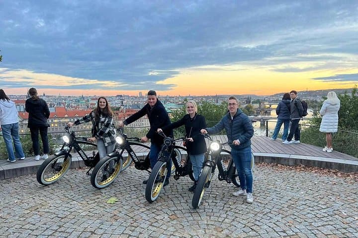 Prague's Viewpoints & Sightseeing on Comfortable E-bike