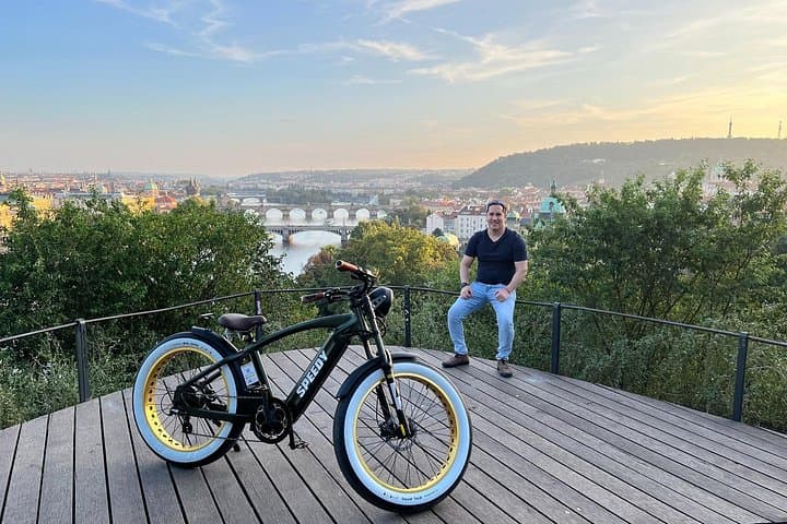 Prague's Viewpoints & Sightseeing on Comfortable E-bike