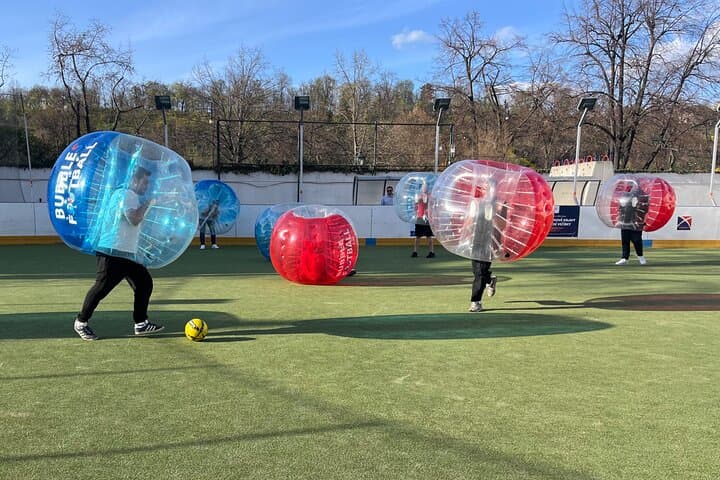 Zorb football in Prague