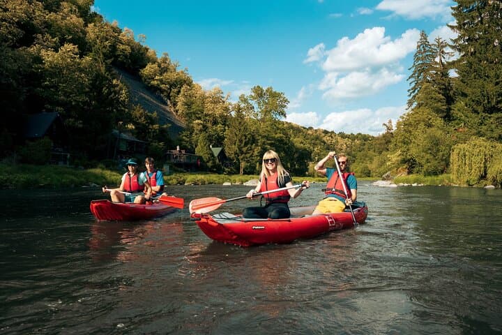 Easy Canoe Mission to the Sazava River from Prague Day Trip