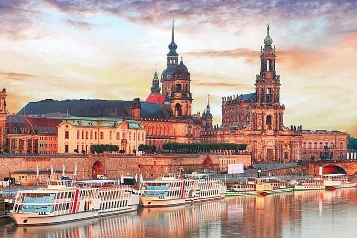 Dresden at dusk