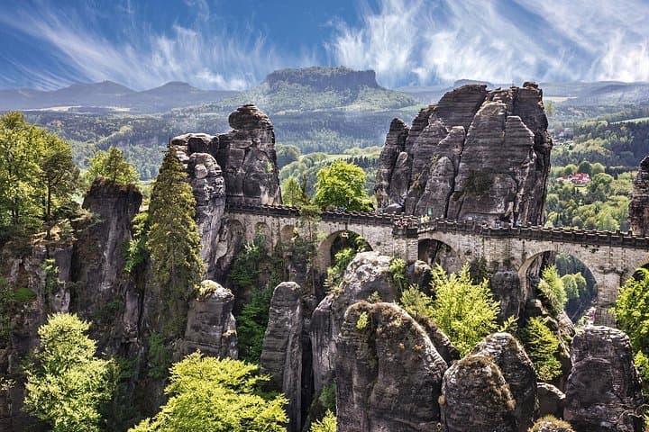 Bastei bridge at Saxon Switzerland