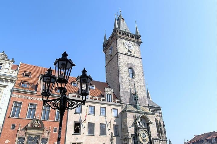 Prague Astronomical Clock with Town Hall Tower and River Cruise