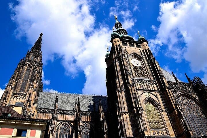 Your guide will reveal the best spot to snap a photo of St. Vitus Cathedral.