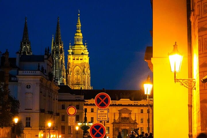 Night View of Prague Castle