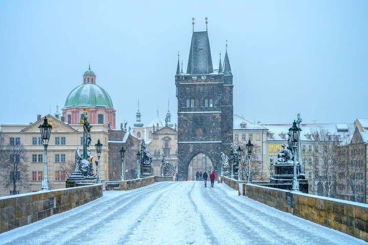 Prague Christmas Sparkle Self Guided Walking Tour with an APP