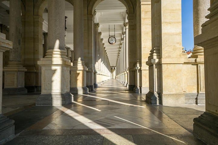 The Mill Colonnade in the Neorenaissance style from the 19th century