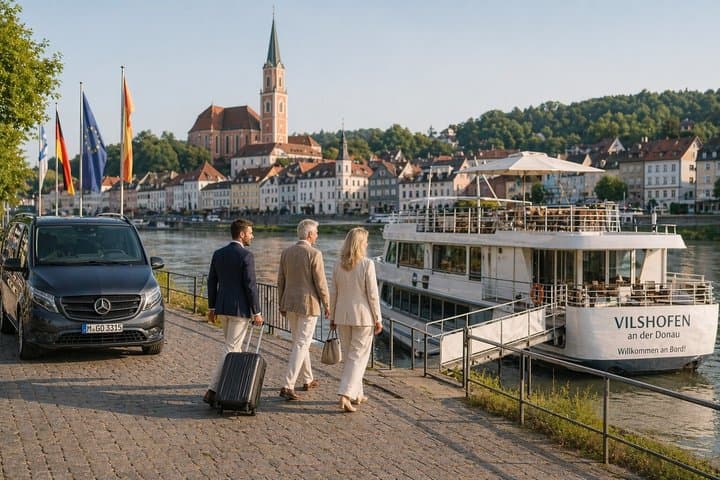 Private Transfer from Prague to Vilshofen for Danube Cruises
