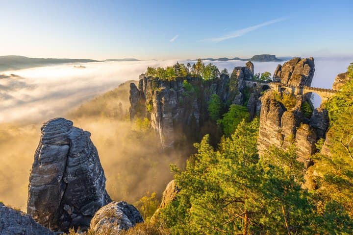 Terezin Camp & Bohemian Switzerland-Tisa with Bastei From Prague
