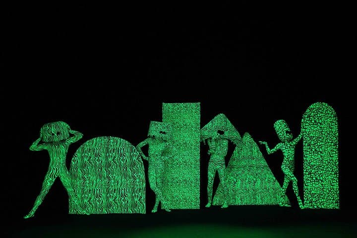 IMAGE Black Light Theatre Performance in Prague