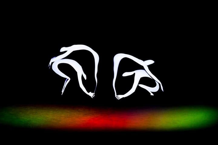IMAGE Black Light Theatre Performance in Prague