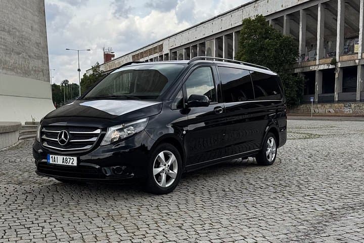 Private ROUND-TRIP to and from KARLOVY VARY (UNESCO Heritage) by MINIVAN 8+1pax