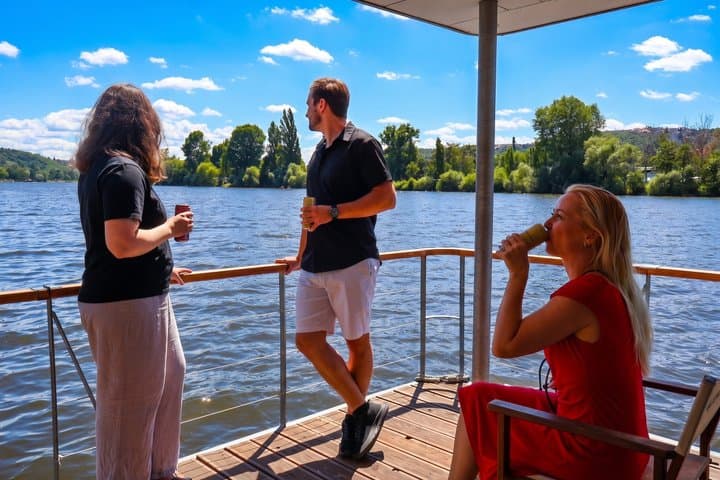 Prague 1hr Private Sightseeing Boat Cruise and Audio Guide