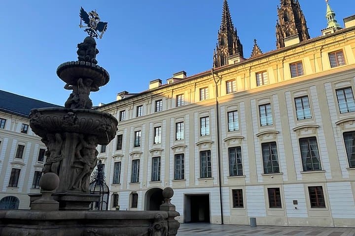 Prague Castle District Small Group Walking Tour at Night