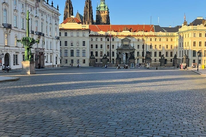 Prague Castle District Small Group Walking Tour at Night